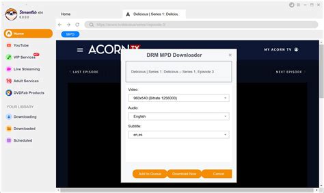 How To Download live tv MPD DRM Protect .